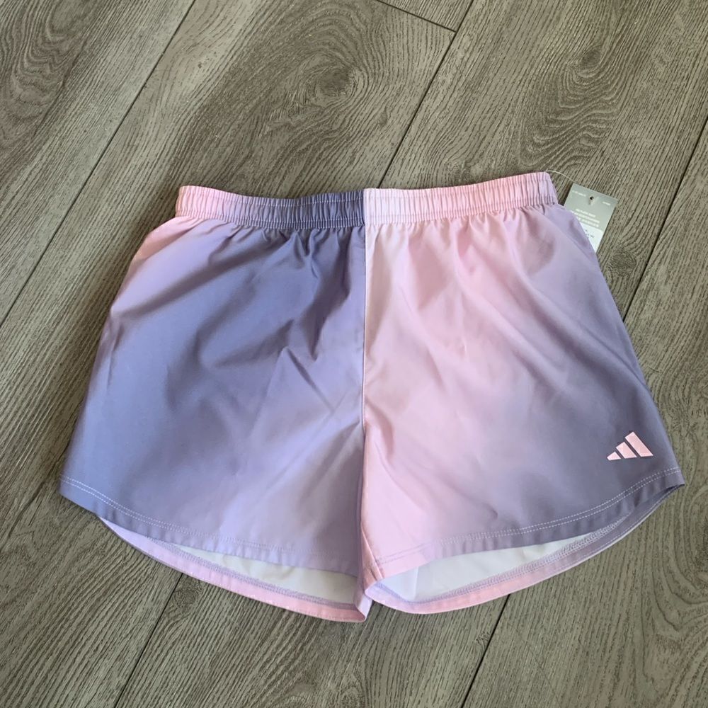 Adidas girls shorts with underlining underwear